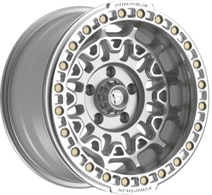 Fittipaldi FB150M Machined Silver 17x9 -15 5x127mm 71.5mm - Wheelwiz