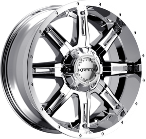 Krank Shaft Chrome 18x9 +18 8x165.1mm 130mm - Wheelwiz