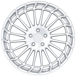 YKW Replica MR3 Hyper Silver 19x8 +30 5x112mm 66.6mm - Wheelwiz