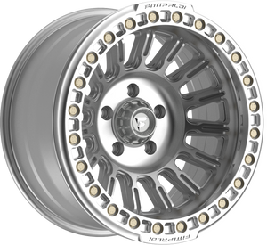 Fittipaldi FB152M Machined Silver 17x9 -38 6x139.7mm 106.2mm - Wheelwiz