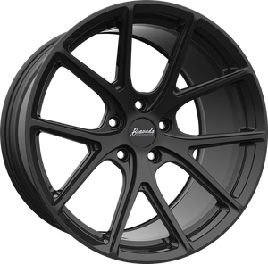 Bravado Tribute Matte Black 20x9.5 +18 5x115mm 71.5mm - Wheelwiz