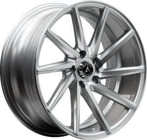 Armed Wheels .38 CAL Gloss Silver Machined Face 18x8 +35 5x113mm 74.1mm - Wheelwiz