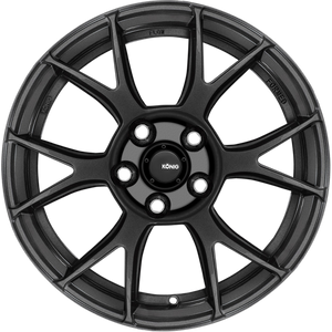 Konig Ampliform Dark Metallic W/ Graphite 17x8 +45 4x100mm 73.1mm - Wheelwiz