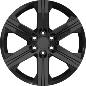 YKW Replica GR2 Gloss Black 22x9 +24 6x139.7mm 78.1mm - Wheelwiz