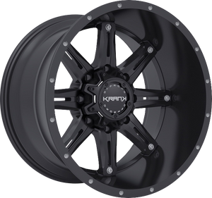 Krank Shaft Satin Black 17x9 0 8x165.1mm 125.1mm - Wheelwiz