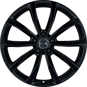 MAK WOLF Gloss Black 18x7.5 +48 5x114.3mm 64.1mm - Wheelwiz