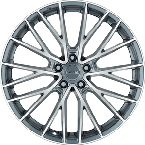 MAK Speciale Graphite Mirror Face 23x10 +18 5x112mm 66.5mm - Wheelwiz