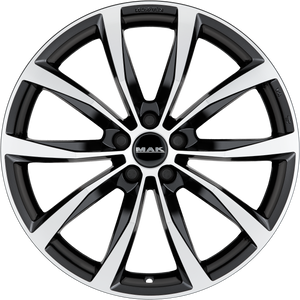 MAK Wolf Black Mirror 18x7.5 +50 5x112mm 57.1mm - Wheelwiz
