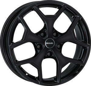 MAK Liberty Gloss Black 18x7.5 +39 5x108mm 72mm - Wheelwiz