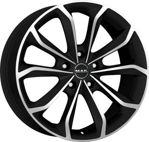 MAK Xenon Ice Black 18x8 +45 5x108mm 72mm - Wheelwiz