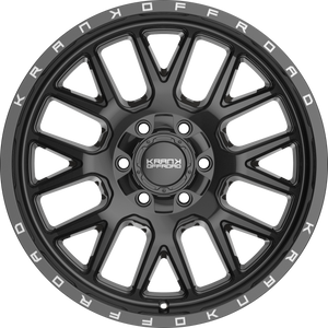 Krank Fuse Gloss Black 20x10 -18 6x135|6x139.7mm 108mm - Wheelwiz