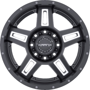 Krank Hammer Gloss Black Milled 18x9 +18 6x135|6x139.7mm 108mm - Wheelwiz