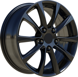 YKW Replica MF4 Gloss Black 16x6.5 +39 5x114.3mm 60.1mm - Wheelwiz