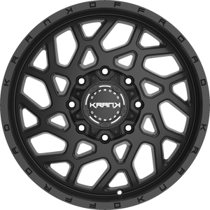 Krank Ambush Satin Black 22x9.5 +25 8x180mm 124.4mm - Wheelwiz