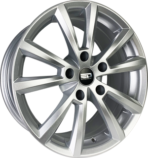 Euro Design AD-2 Silver 17x7.5 +35 5x127mm 71.56mm - WheelWiz