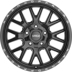 Krank Fuse Gloss Black 22x10 -18 5x127|5x139.7mm 77.8mm - Wheelwiz