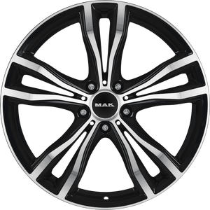 MAK X-Mode Black Mirror 20x9 +35 5x112mm 66.6mm - Wheelwiz