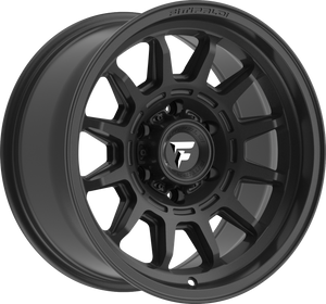 Fittipaldi FT102SB Satin Black 17x8.5 0 5x127mm 71.5mm - Wheelwiz