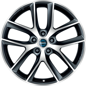 MAK Voltage Black Mirror 19x9.5 +45 5x114.3mm 64.1mm - Wheelwiz