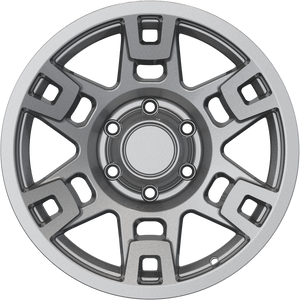 YKW Replica TR2 Matte Gunmetal 17x8 +5 6x139.7mm 106.1mm - Wheelwiz