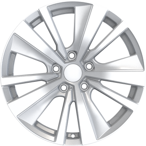 YKW Replica MF1 Silver 17x7.5 +35 5x114.3mm 66.1mm - Wheelwiz