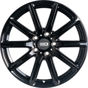 Euro Design Legend Gloss Black 18x8 +35 5x114.3mm 64.1mm - Wheelwiz