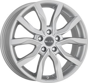MAK HIGHLANDS Silver 20x8.5 +38 5x120mm 72.6mm - Wheelwiz