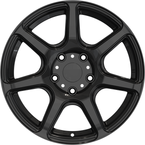 YKW Replica JA2 Gloss Black 16x7 +35 5x114.3mm 67.1mm - Wheelwiz