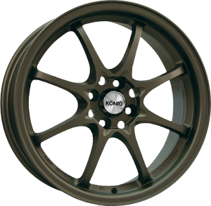 Konig Helium Matte Bronze 15x6.5 +40 4x100mm 73.1mm - Wheelwiz