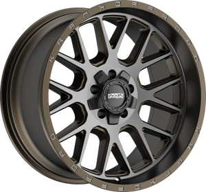 Krank Fuse Bronze Dark Tint 20x10 -18 5x127|5x139.7mm 77.8mm - Wheelwiz