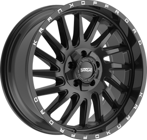 Krank Coil Gloss Black 20x9 0 5x127|5x139.7mm 77.8mm - Wheelwiz