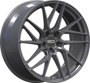 Euro Design Tech Gloss Gunmetal 18x8 +35 5x114.3mm 72.6mm