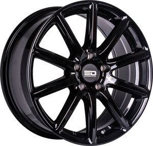 Euro Design Legend Gloss Black 17x7.5 +42 5x112mm 57.1mm - Wheelwiz