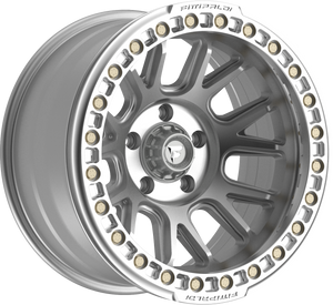 Fittipaldi FB151M Machined Silver 17x9 -38 6x139.7mm 106.2mm