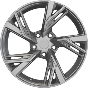 YKW Replica AR12 Gloss Gunmetal 18x8 +35 5x112mm 66.6mm - Wheelwiz