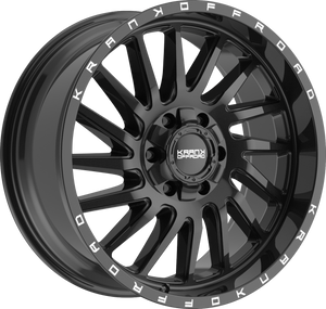 Krank Coil Gloss Black 20x9 +10 6x135|6x139.7mm 108mm - Wheelwiz