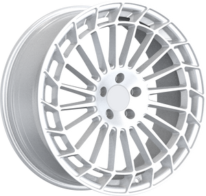YKW Replica MR3 Hyper Silver 19x8 +30 5x112mm 66.6mm - Wheelwiz