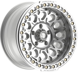 Fittipaldi FB153M Gloss Silver Machined 17x9 -15 6x139.7mm 106.2mm - Wheelwiz