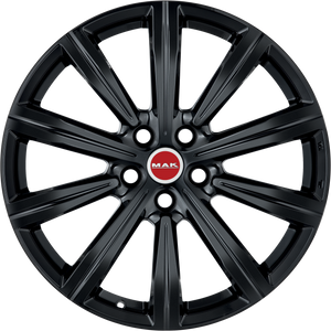 MAK Birmingham Gloss Black 22x9 +40 5x108mm 63.4mm - Wheelwiz