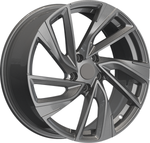 YKW Replica VR1 Gloss Gunmetal 18x7.5 +42 5x112mm 57.1mm - Wheelwiz