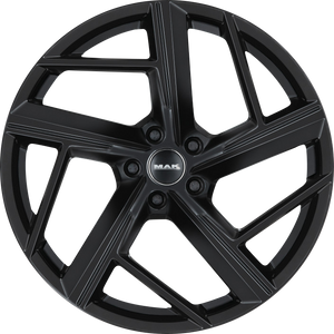 MAK QVATTRO Gloss Black 21x9.5 +20 5x112mm 66.45mm - Wheelwiz