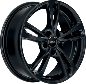 MAK Emblema Gloss Black 17x7 +35 4x100mm 72mm - Wheelwiz