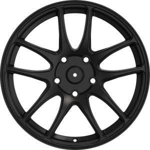 YKW Replica JA3 Gloss Black 18x8 +35 5x114.3mm 67.1mm - Wheelwiz