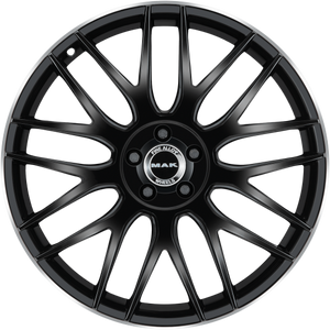 MAK ARROW Gloss Black 21x9 +45 5x112mm 66.6mm - Wheelwiz