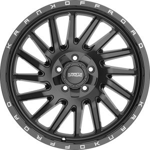 Krank Coil Gloss Black 20x9 0 5x127|5x139.7mm 77.8mm - Wheelwiz