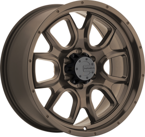 Mamba M19 Bronze w/ Drilled Holes 17x9 0 5x139.7mm 108.1mm - Wheelwiz