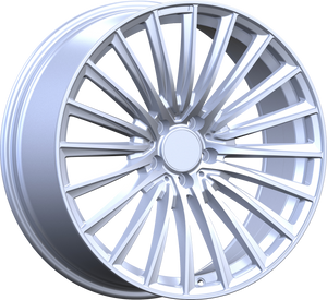 YKW Replica MF30 Silver 20x8.5 +30 5x112mm 66.6mm - Wheelwiz
