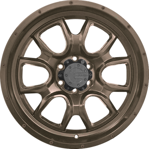 Mamba M19 Bronze w/ Drilled Holes 17x9 -12 6x139.7mm 106.1mm - Wheelwiz