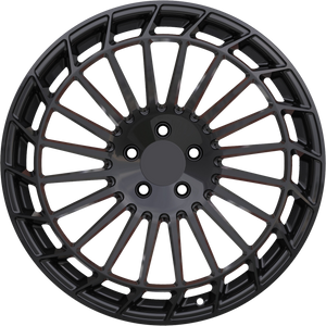 YKW Replica MR3 Gloss Black 19x8 +30 5x112mm 66.6mm - Wheelwiz
