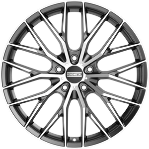 Fondmetal Makhai Gloss Titanium Machined 20x9 +33 5x112mm 66.5mm - Wheelwiz